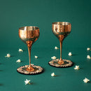 Copper Goblet Glasses | Set of 2