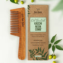 Nat Habit Wide Tooth Kacchi Neem Comb & Crushed Tri Leaf NutriMask | Hair Mask | Set of 3