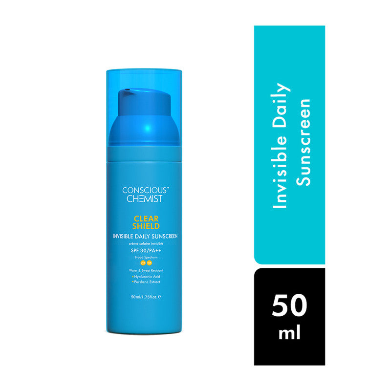 Transparent Mattifying Sunscreen | SPF30 PA++ UVA/UVB With Hyaluronic Acid | 50 g