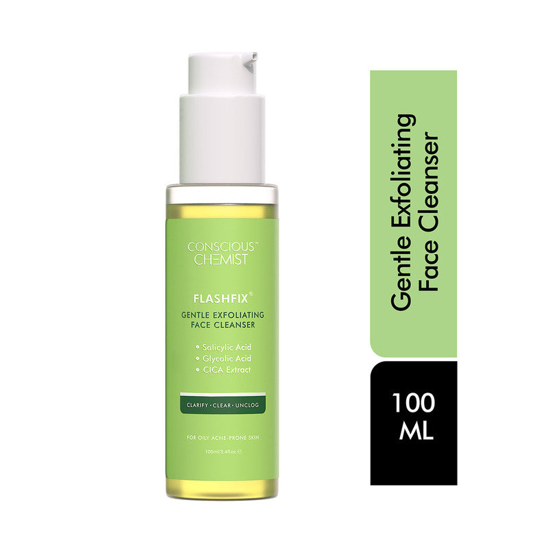 Salicylic Acid Face Wash | For Oily Acne Prone Skin With Glycolic Acid &CICA Extract | 100 ml