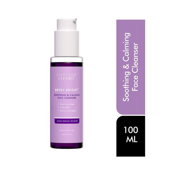 Pore Refining Brightening Face Wash | Niacinamide, BlueBerry Extracts | 100 ml