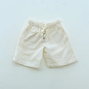 Organic Cotton Boys Shorts | White