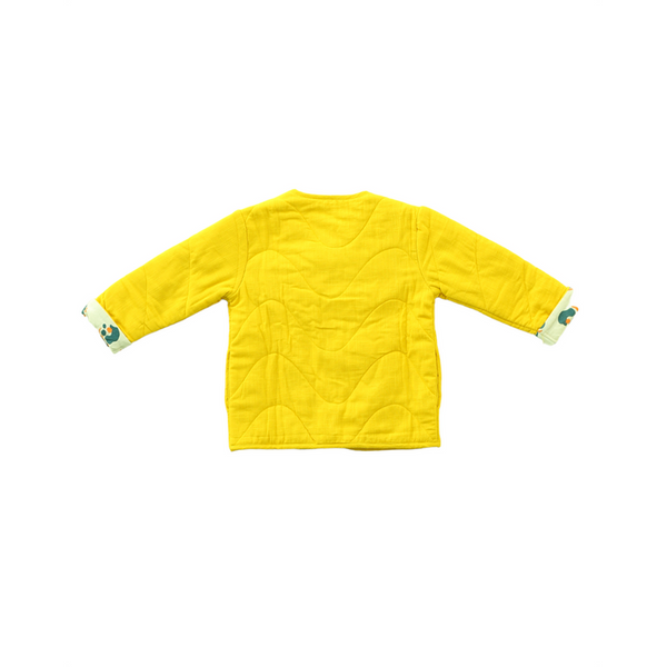 Organic Cotton Jacket for Boys | Bright Yellow