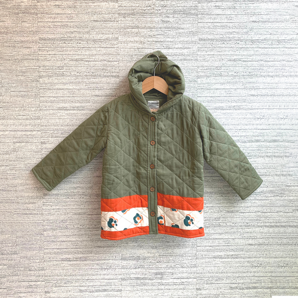 Organic Cotton Jacket for Boys | Olive Green