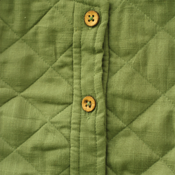 Organic Cotton Jacket for Boys | Olive Green