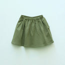 Organic Cotton Skirt for Girls | Green