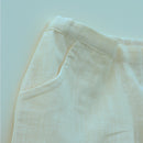 Organic Cotton Pants for Girls | White