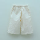 Organic Cotton Pants for Girls | White