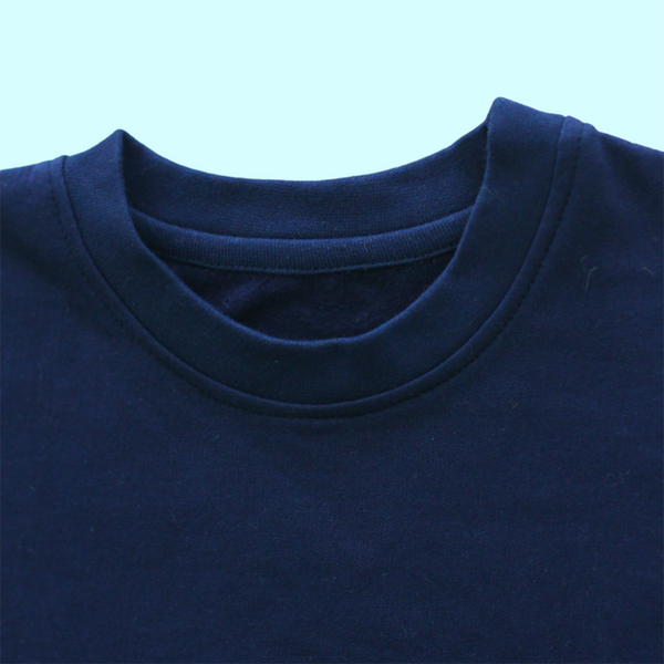 Cotton Fleece Sweatshirt for Kids | Dark Blue