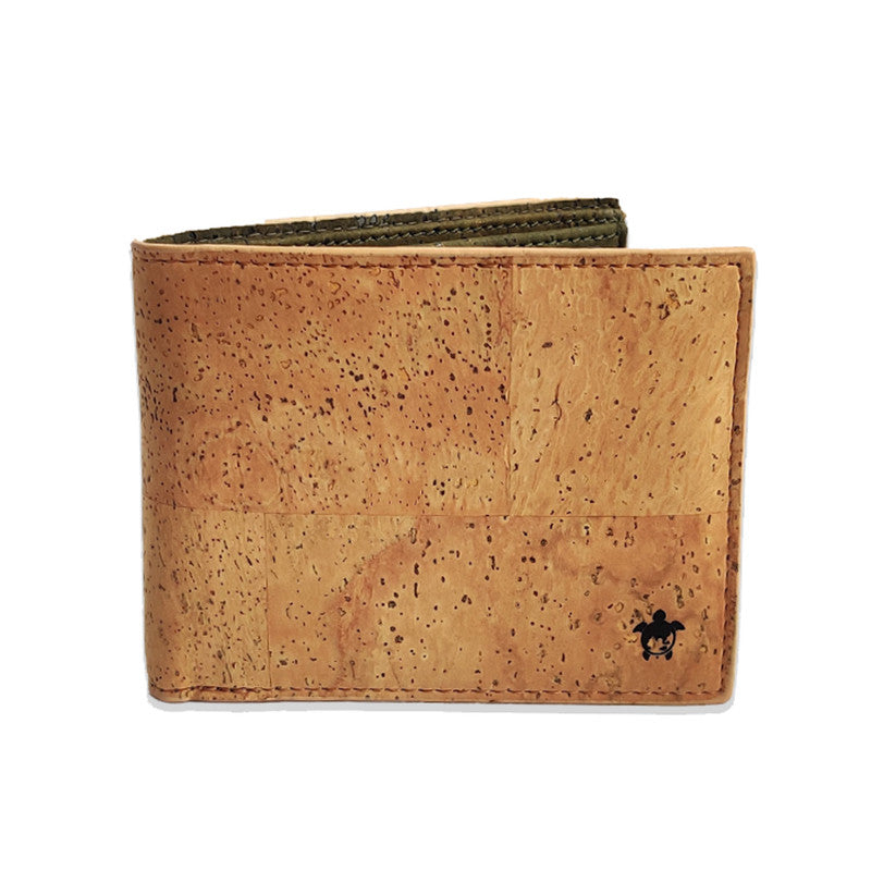 Cork Bifold Wallet | Tan Brown.