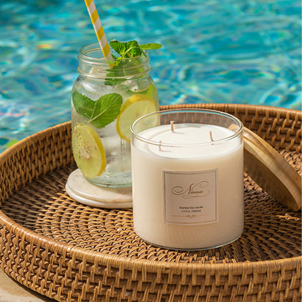 Soy Wax Cool Fresh Scented Candle