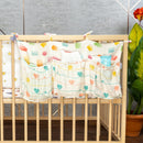 Organic Cotton Baby Cot Organiser | Yellow