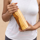 Wooden Copper Bottle | Teak Wood | 500ml