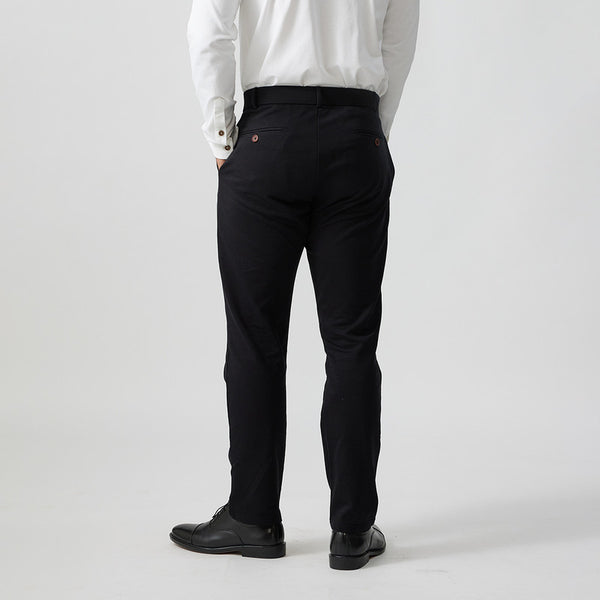 Mens Trousers  Pima French Terry Trousers Carbon Black