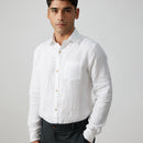 Linen Shirt for Men | Cloud White