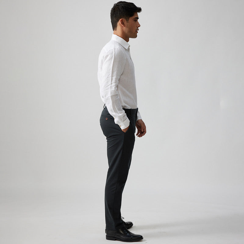 Linen Shirt for Men | Cloud White