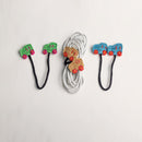 Cotton Silk Cable Ties | Cable Organiser | Car Design | Set of 3