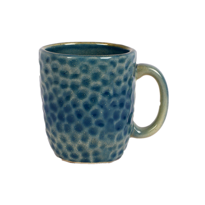 Ceramic Mugs | Set of 2 | Teal