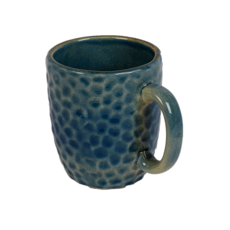 Ceramic Mugs | Set of 2 | Teal