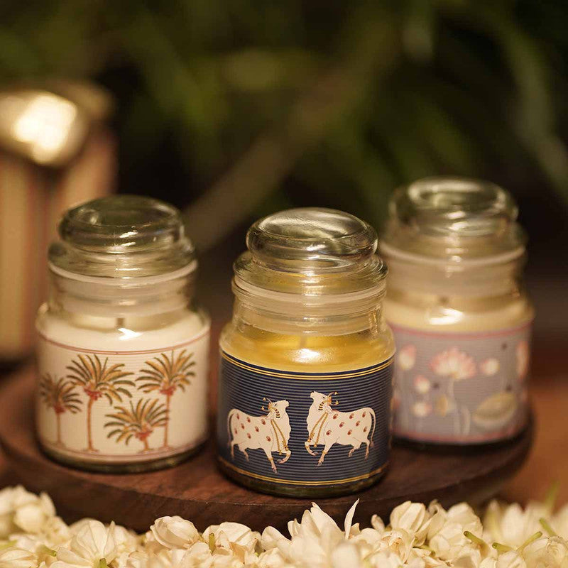 Handcrafted Candle Gift Set - 3 Pieces.