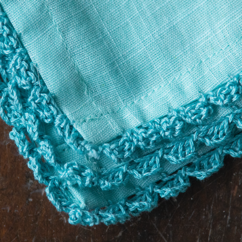 Cotton Table Napkins | Blue | Set of 4