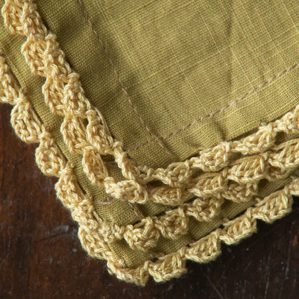Cotton Table Napkins | Green | Set of 4