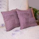 Linen Cushion Cover | Pleated | Lavender