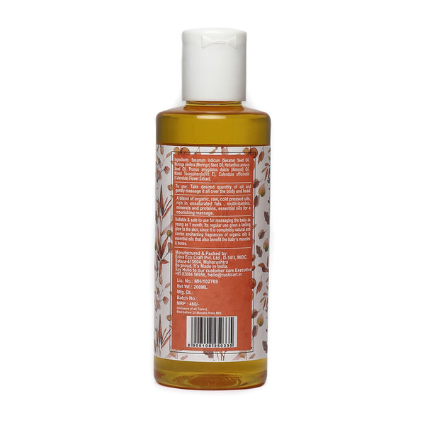 Baby Massage Oil | Organic Calendula Massage Oil for Baby | 200 ml