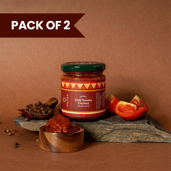 Nepali Chilli Tomato Chutney | 185 g | Pack of 2