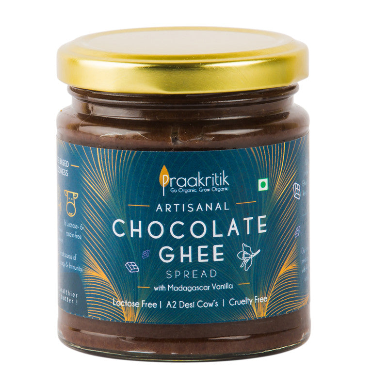 A2 Cow Ghee | Artisanal Chocolate | Madagascar Vanilla | 200 ml.