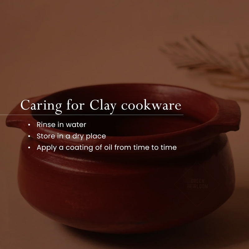 Clay Pot For Cooking | Curry Pot | 2 Litre