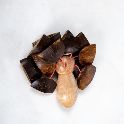 Sound Healing Essentials | Coconut Shell Rattle | Musical Instrument