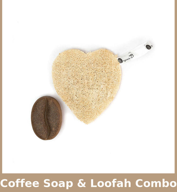 Coffee Soap & Loofah Combo | Set of 2