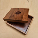 Wooden Jewelry Box | Teak Wood | 8 x 8 x 2.5 inches