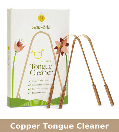 Copper Tongue Cleaner | Straight | Pack of 2.