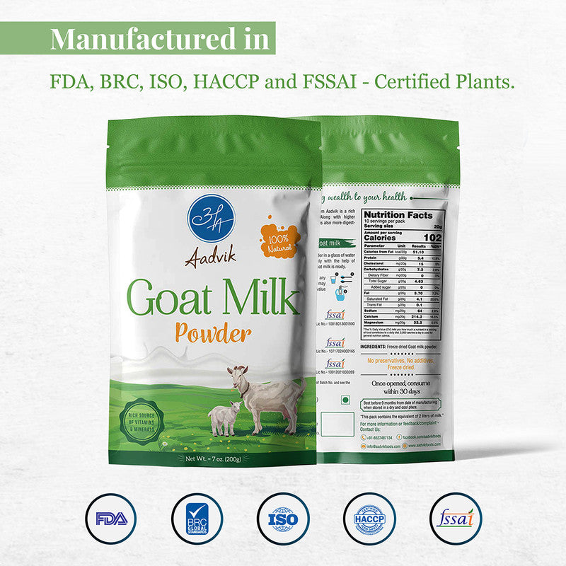 Goat Milk Powder | A Shark Tank Product | Freeze Dried | Improving Platelet Count | 200 g