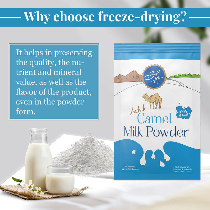 Camel Milk Powder Sachet | Freeze Dried | 20 g Each | 5 Sachet | 100 g