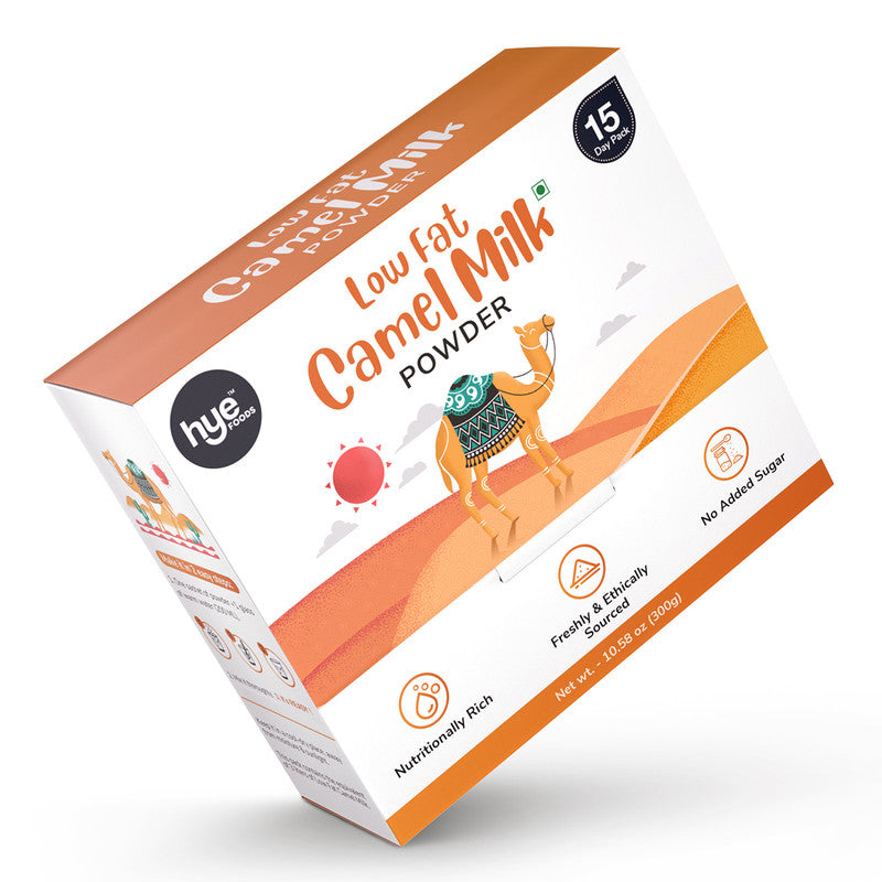 HYE Low Fat Camel Milk Powder | A Shark Tank Product | 100% Pure & Natural | 300 g