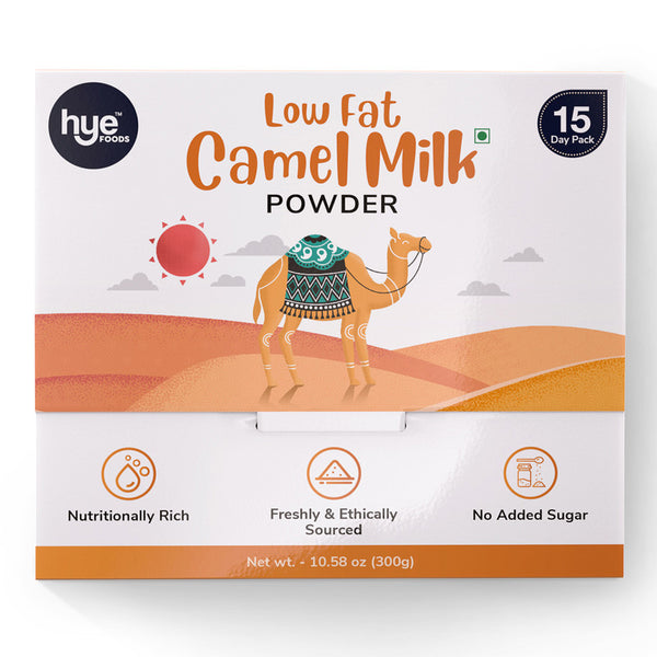 HYE Low Fat Camel Milk Powder | A Shark Tank Product | 100% Pure & Natural | 300 g