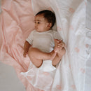 Cotton Baby Swaddle | Pink | Set of 2 | 99 x 99 cm