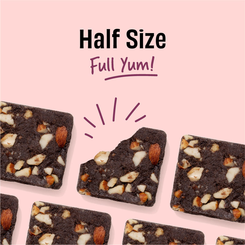 Mini Protein Bars | Double Cocoa | All Natural | Pack of 8 (8 x 27 g)
