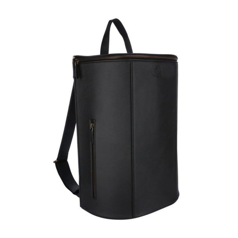 Recycled Leather Backpack | Black