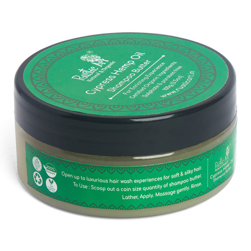 Shampoo Butter | Hair Nourishment | Cypress Hemp Oil | 100 g