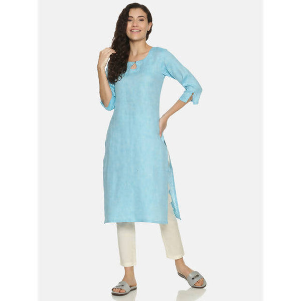 Women's Hemp Straight Long Kurta