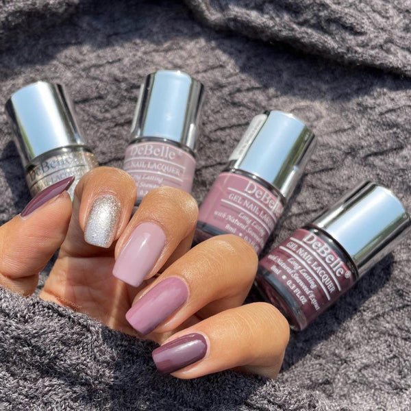 Gel Nail Polish | Berry Pastels | 8 ml | Pack of 4 | Cruelty Free.