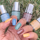 Gel Nail Polish | Banana Chocochip Pastels | 8 ml | Pack of 4 | Cruelty Free.