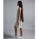 Linen Slip Dress | Ecru.