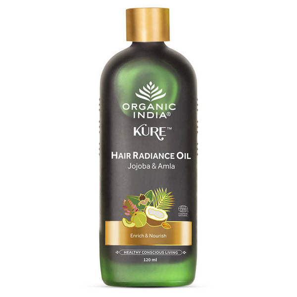 Organic India | Hair Radiance Jojoba and Amla Oil | 120 ml | Prevent premature greying of hair