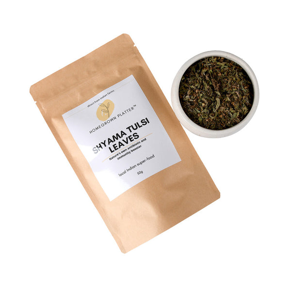 Dried Shyama Tulsi Leaves | Immunity Booster | 50 g