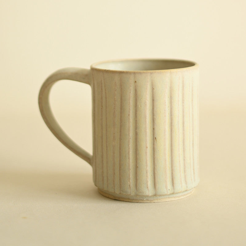 Stoneware Coffee Mugs | White | Set of 2